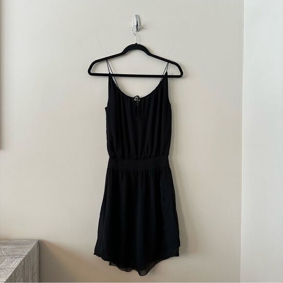 Aritzia-100% Silk Spaghetti Strap Flowy Dress - Picture 1 of 11